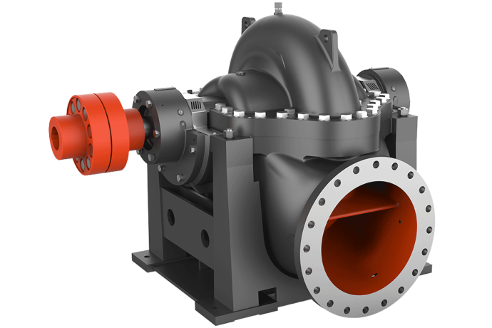 GSR 系列臥式單級雙吸熱網循環水泵